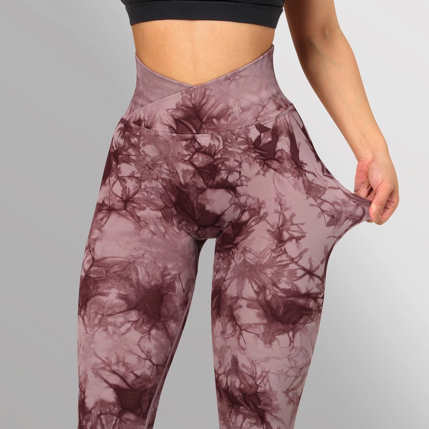 Seamless Tie Dye Fitness Leggings